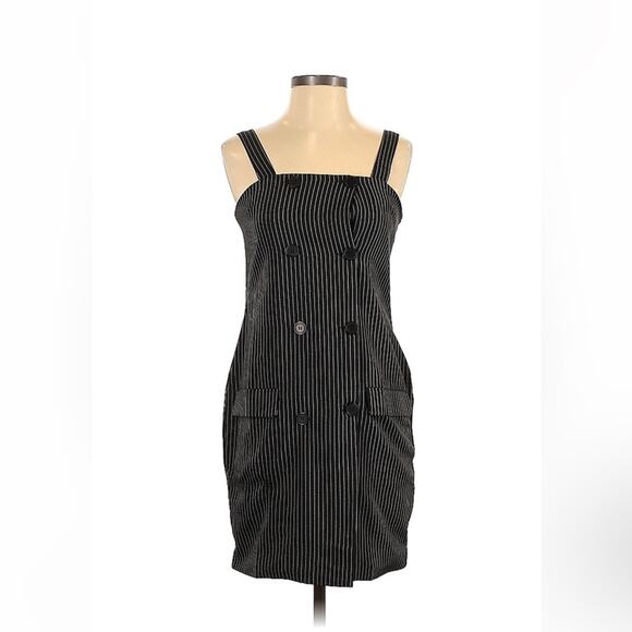 C+ original design boss babe pinstripe jumper sheath dress, size small - Picture 1 of 9